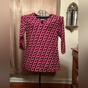 Ladies blouse, 3/4 sleeve loose fit